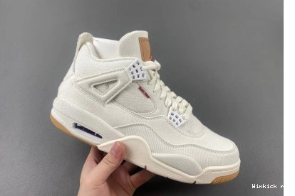 'WHITE' X JORDAN 4 AIR LEVI'S 0720
